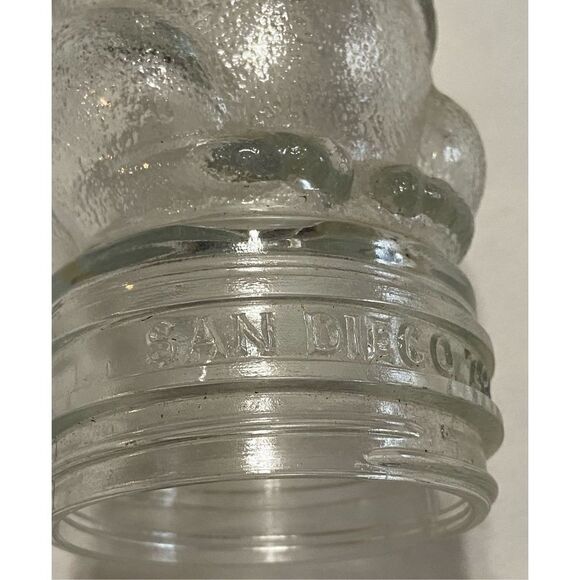 VINTAGE SAN DIEGO ZOO Clear GLASS KOALA BEAR JAR Statue - No Lid - Picture 4 of 11